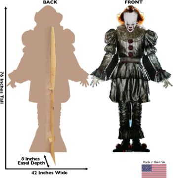 Advanced Graphics Pennywise Life Size Cardboard Cutout Standup - IT Chapter 2 (2019 Film)