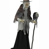 Animated 6 Foot Lunging Witch with DigitEye Prop