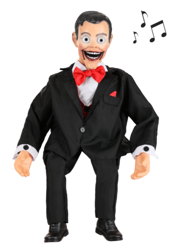 Animated Creepy Ventriloquist Dummy Decoration