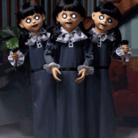 Evil Triplets Animatronic Halloween Decoration