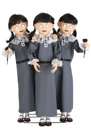 Evil Triplets Animatronic Halloween Decoration