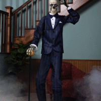 Gentleman Skeleton Animatronic Halloween Decoration