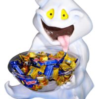 Ghost Figure Candy Bowl Holder Halloween Decoration