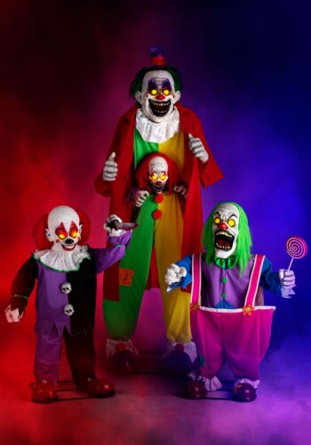 Little Killer Clown Animatronic Halloween Decoration