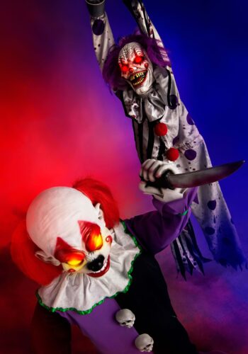 Little Killer Clown Animatronic Halloween Decoration