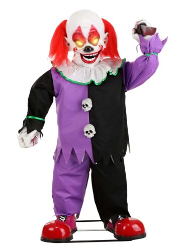 Little Killer Clown Animatronic Halloween Decoration