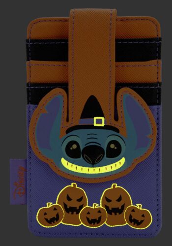 Loungefly Disney Lilo and Stitch Glow Halloween Candy Card Holder