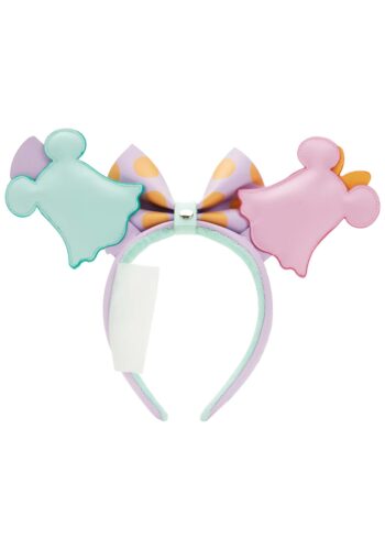 Loungefly Disney Pastel Ghost Minnie And Mickey Ears Headband