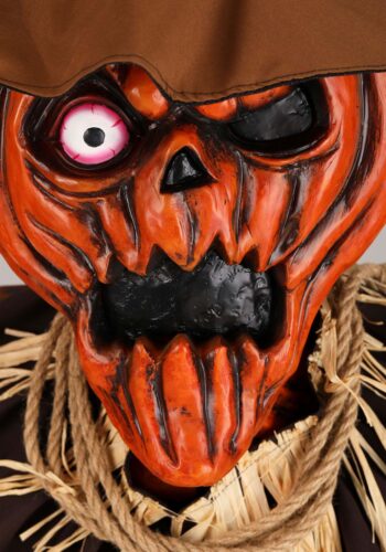 Pumpkin Scarecrow Animatronic Halloween Decoration