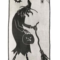 Witch or Treat Door Curtain Halloween Decoration