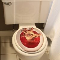 Zombie Hand Toilet Topper Halloween Decoration