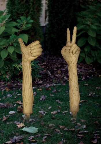 18.5" Zombie Arm Lawn Stakes Halloween Decoration