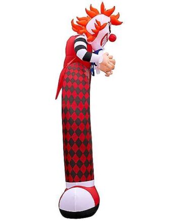 12 Ft LED Scary Clown Archway Inflatable Decoration