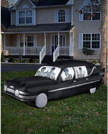 14 Ft Hearse Inflatable Decoration