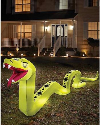 20 Ft. Light-Up Snake Inflatable Decoration