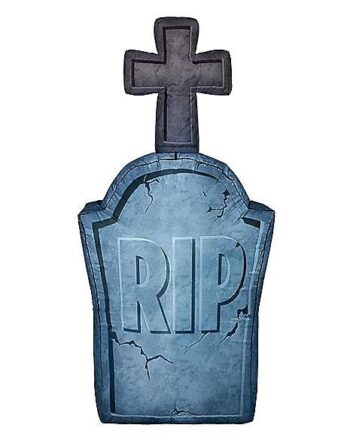 4 Ft Light-Up Tombstone Inflatable Decoration