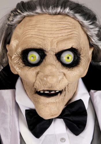 5.6FT Animatronic Evil Greeter Butler Halloween Decoration