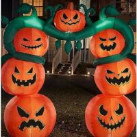 9 Ft Light-Up Jack-O'-Lantern Archway Inflatable Decoration