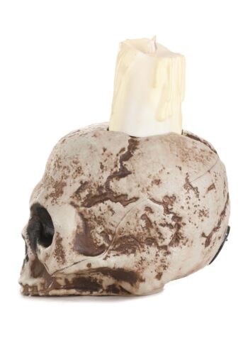 Ancient Skull Candle Halloween Decoration