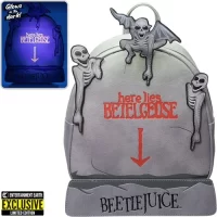 Beetlejuice Tombstone Glow-in-the-Dark Mini-Backpack - Entertainment Earth Exclusive