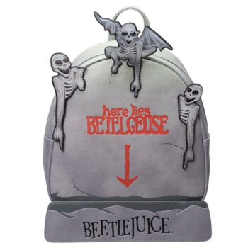 Beetlejuice Tombstone Glow-in-the-Dark Mini-Backpack - Entertainment Earth Exclusive