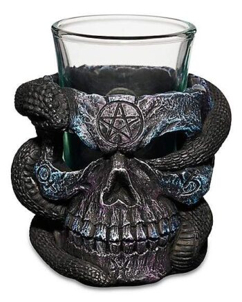 Black Skull Shot Glass - 2 oz.