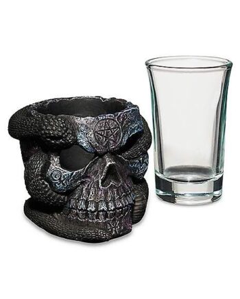 Black Skull Shot Glass - 2 oz.