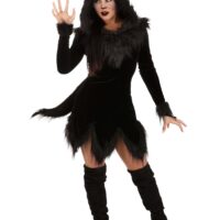 Black Wolf Costume for Women