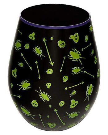 Bug Print Stemless Glass - Beetlejuice