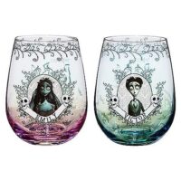 Corpse Bride Stemless Glass Set 13 oz. - 2 Pack