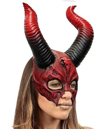 Devil Horn Half Mask