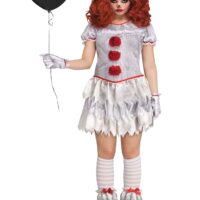 Evil Carnevil Balloon Clown Costume for Women