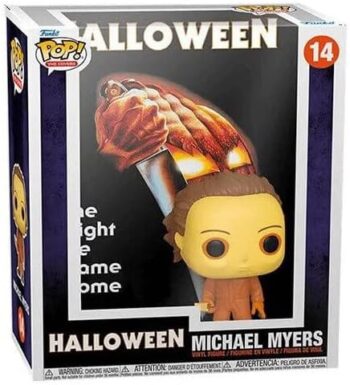 Exclusive Funko POP! DVD Cover: Halloween Michael Myers Glows in The Dark Vinyl Figure, Multicolor