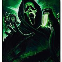 Ghost Face Spooky Fleece Blanket - Ghost Face ®