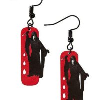 Ghost Face ® Blood Drip Card Dangle Earrings