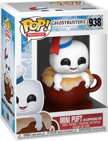 Ghostbusters Afterlife - Mini Puft in Cappuccino Cup Funko Pop! Vinyl Figure (Bundled with Compatible Pop Box Protector Case)