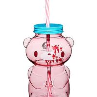 Gloomy Bear Molded Tumbler with Straw 12 oz. - Gloomy Bear