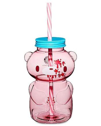 Gloomy Bear Molded Tumbler with Straw 12 oz. - Gloomy Bear