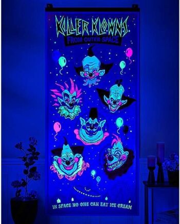 Glow in the Dark Killer Klowns Wall Panel - Killer Klowns From Outer Space