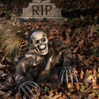 Halloween Skeleton Grave Breaker Decoration