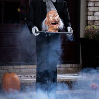 Head on a Platter Butler Halloween Decoration