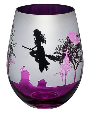 Hocus Pocus Frosted Stemless Glass - 16 oz.