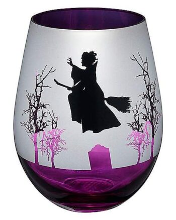 Hocus Pocus Frosted Stemless Glass - 16 oz.