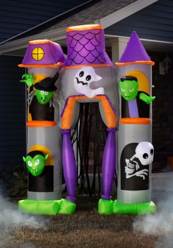 Monster House Inflatable Halloween Decoration