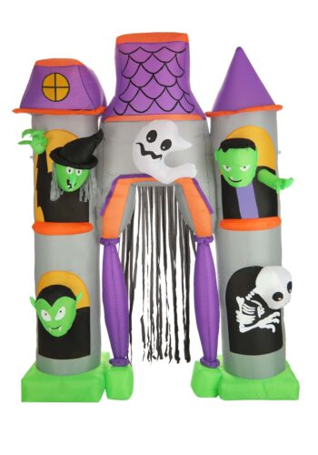 Monster House Inflatable Halloween Decoration