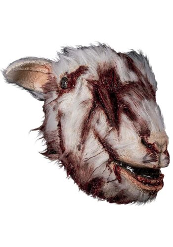 Slashed Goat Mask for Adults