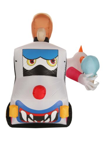 Sweet Shrieks Killer Clown Ice Cream Truck Inflatable Halloween Decoration