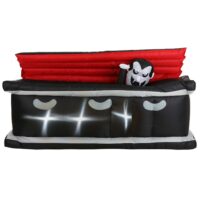 Vampire's Coffin Inflatable Light Up Halloween Decoration