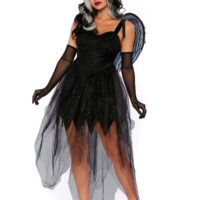 Women's Sexy Fallen Angel Costume Dress