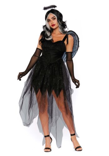 Women's Sexy Fallen Angel Costume Dress